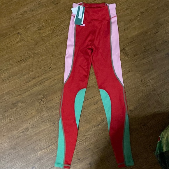 Lacoste Pants - 💥HOST PICK💥 NWT LACOSTE SPORT COLOUR-BLOCK SPORT LEGGING RED, PINK, GREEN